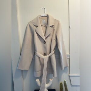 Joie Coat Cream Women’s Size M